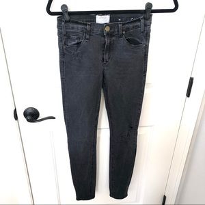 McGuire Denim Gray Skinny Newton Ripped Jeans